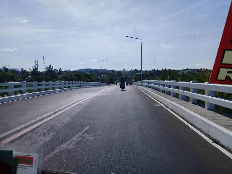 Catarman Bridge — completed deck