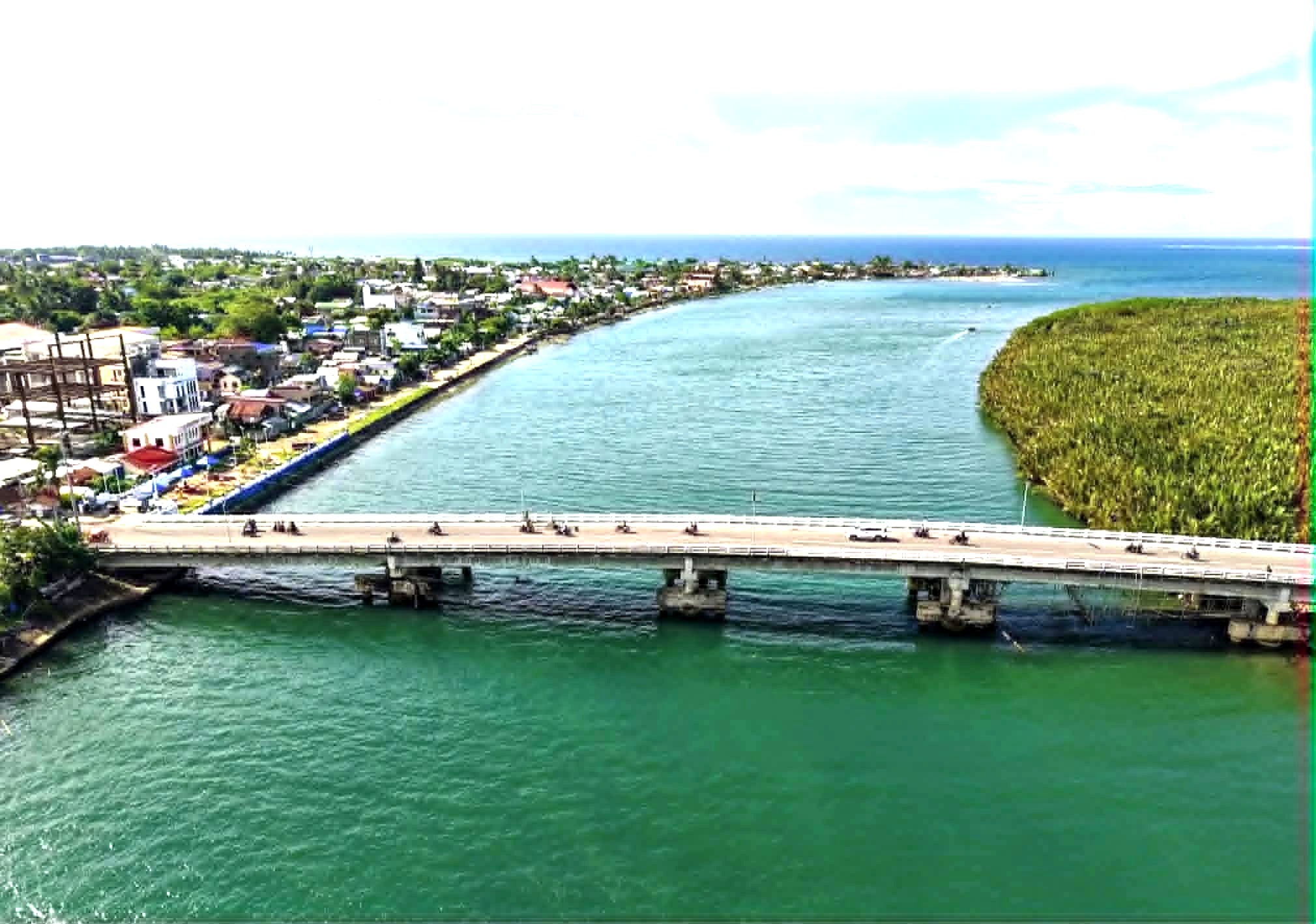 Catarman Bridge aerial view